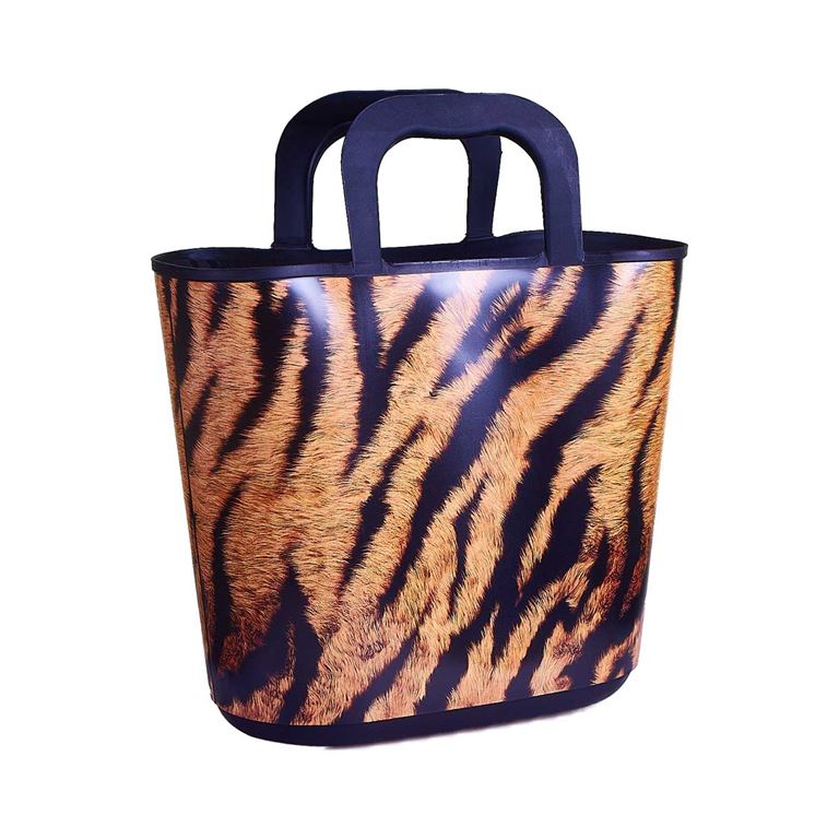 QUTU-Hand Bag Tigerdesenli plaj çantası - 1