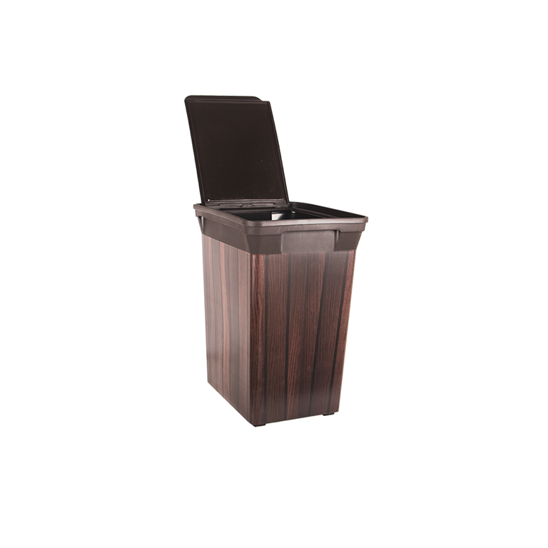 Qutu Trashbin  blackwood 20 L plastik çöp kovası - 3