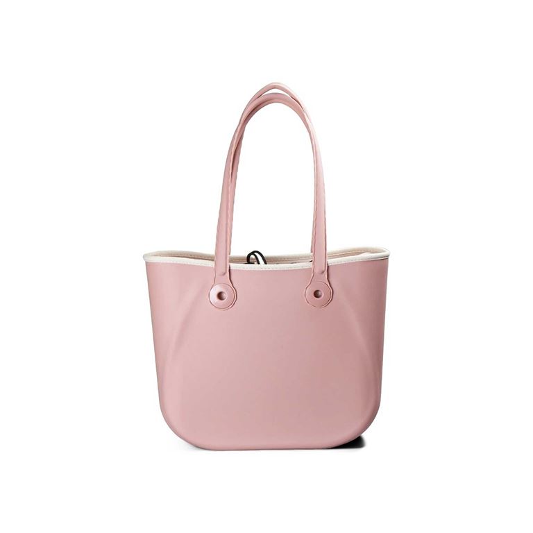 S-BAG EXCLUSIVE SİLİKON EFEKTLİ EL ÇANTASI - UÇUK PEMBE - 1