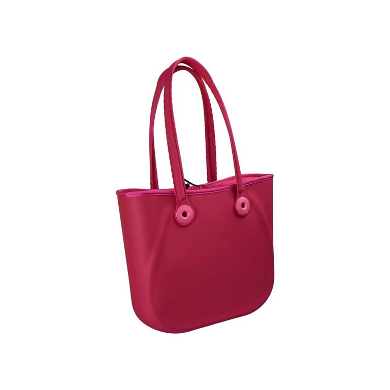 S-BAG EXCLUSIVE SİLİKON EFEKTLİ EL ÇANTASI - BORDO - 3