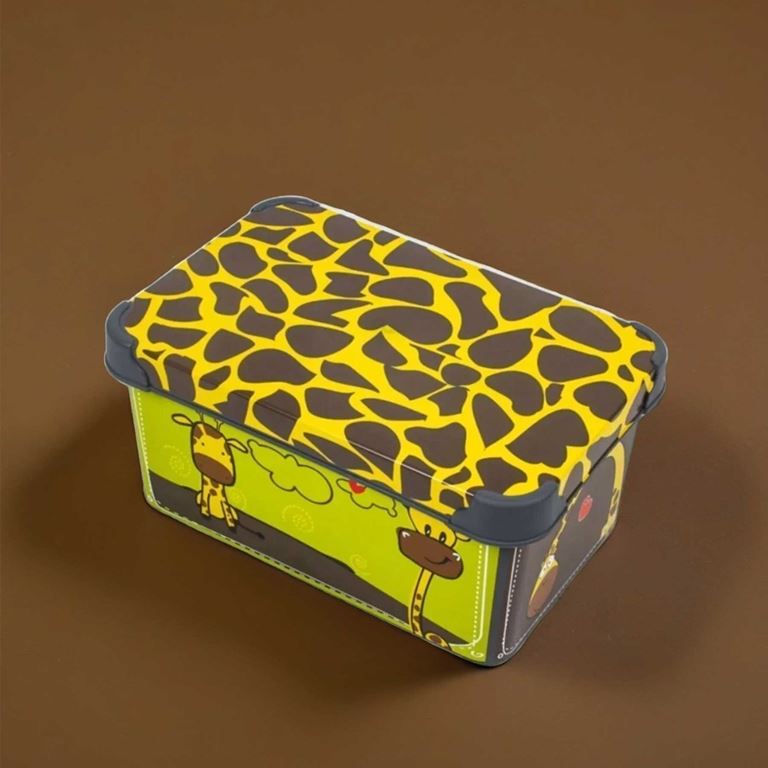 Style Box Giraffe - 5 Litre Dekoratif Saklama Kutusu - 1