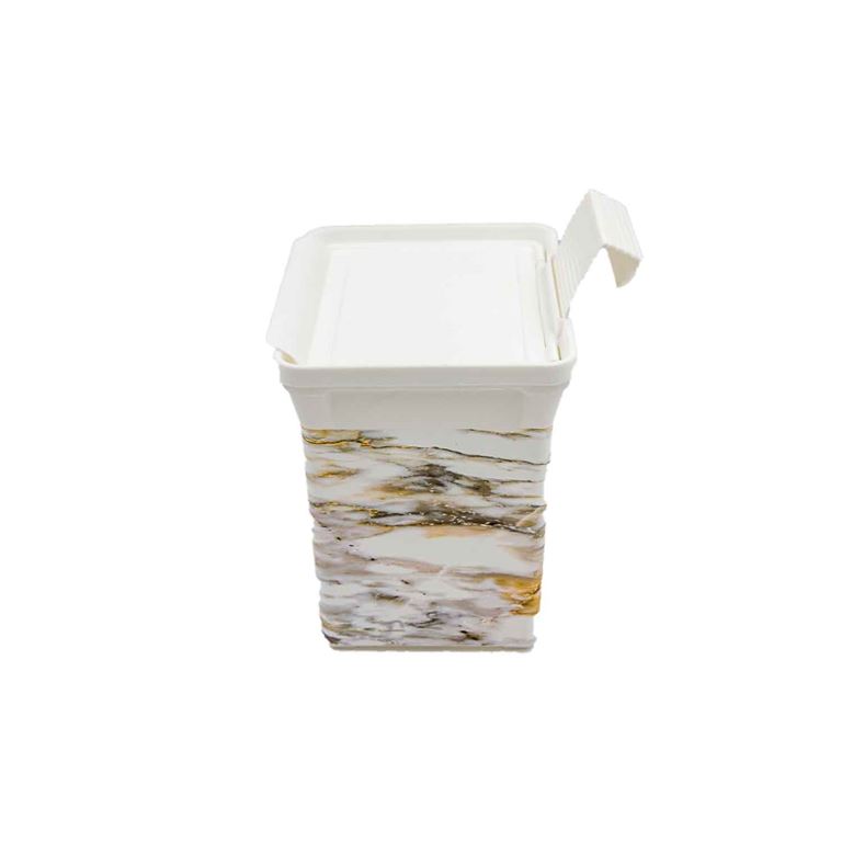QUTU Q-TRASH BIN 5 L MARBLE ÇÖP KOVASI - 1