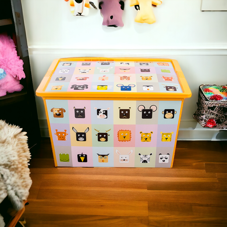 Qutu Trend Box Looking Learning - 50 Litre oyuncak saklama kutusu - 1
