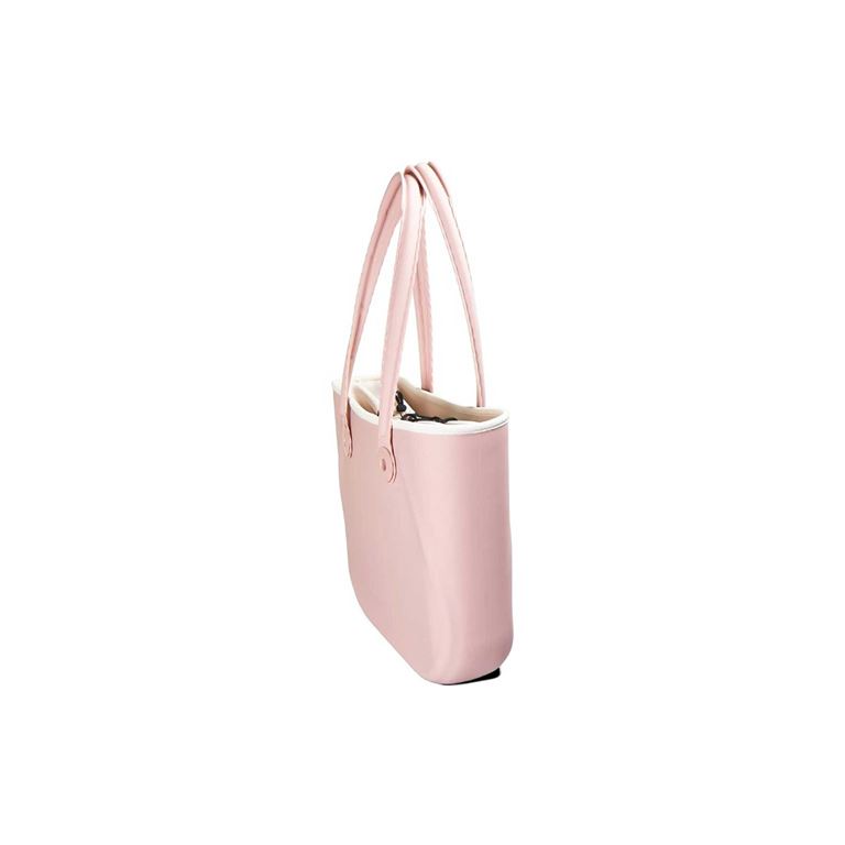 S-BAG EXCLUSIVE SİLİKON EFEKTLİ EL ÇANTASI - UÇUK PEMBE - 4