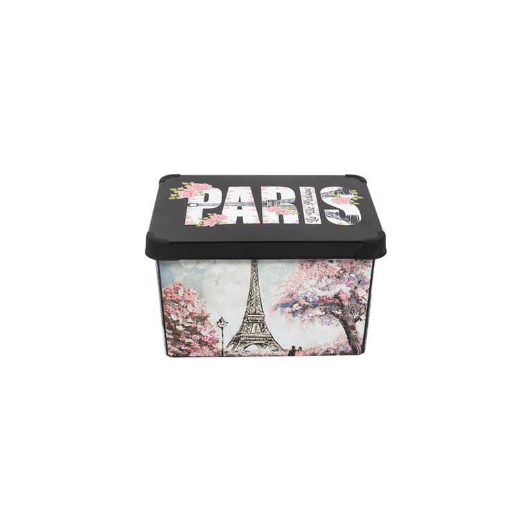 Style Box Paris- 20 Litre Dekoratif Saklama Kutusu - 1