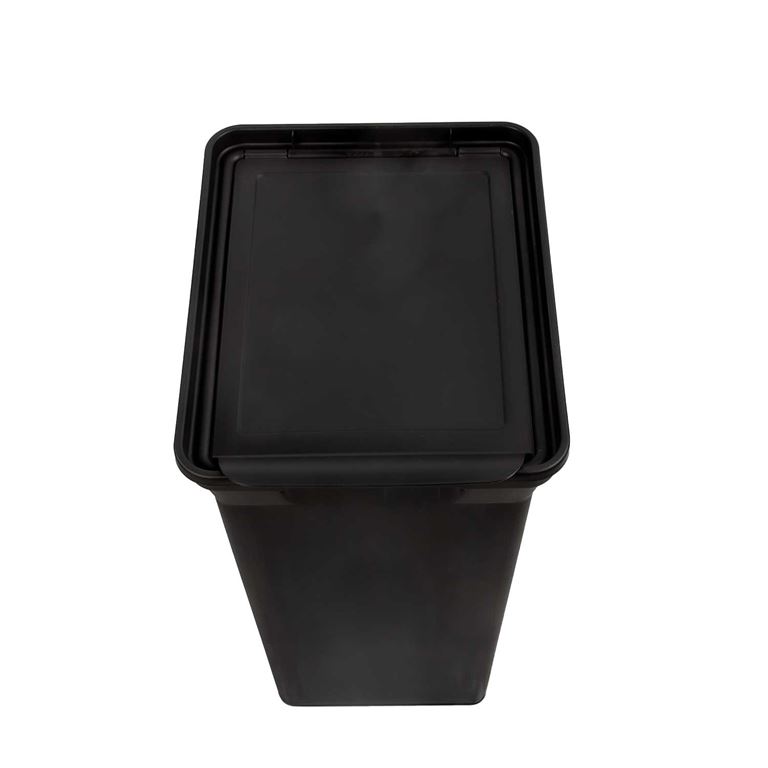 Qutu Trashbin  Siyah 40 L plastik çöp kovası - 3