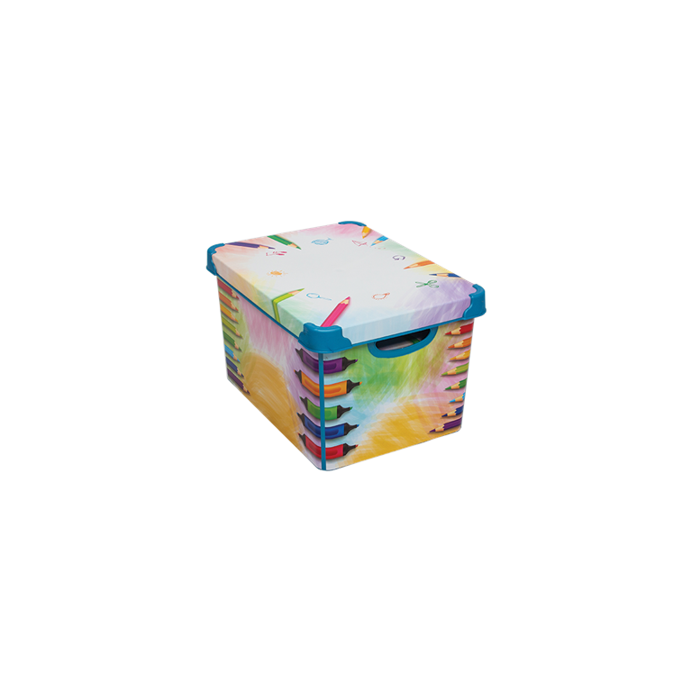 Qutu Style Box Back to School -20 L Dekoratif Saklama Kutusu