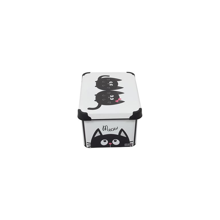 QUTU Style Box meow - 10 L Dekoratif Saklama Kutusu - 2