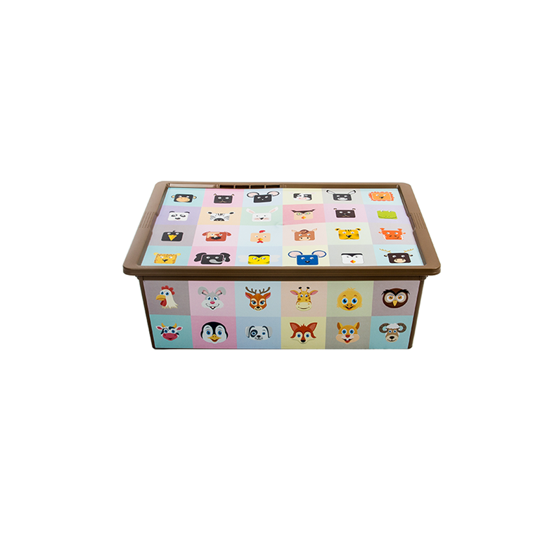 Qutu Trend Box Looking Learning - 25 Litre oyuncak saklama kutusu - 1