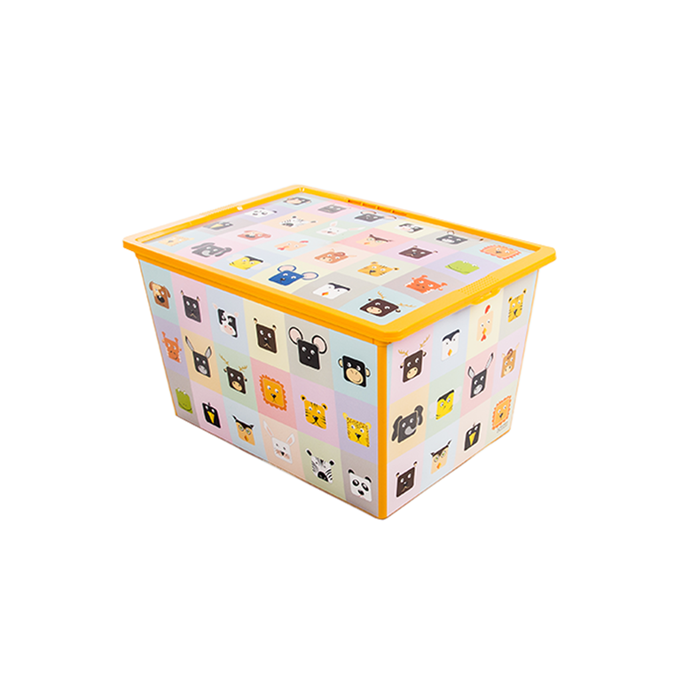 Qutu Trend Box Looking Learning - 50 Litre oyuncak saklama kutusu
