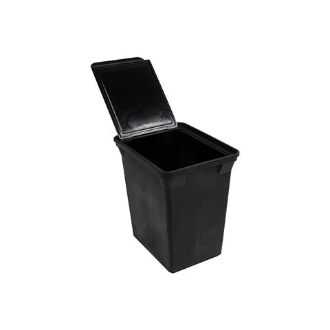 QUTU Q-TRASH BIN 20 L siyah çöp kovası