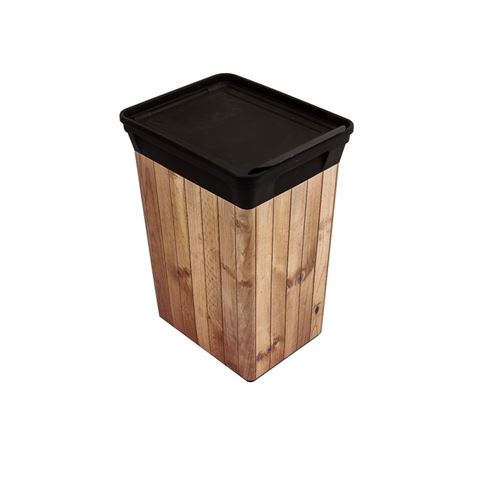 QUTU Q-TRASH BIN 20 L LIGHT WOOD ÇÖP KOVASI