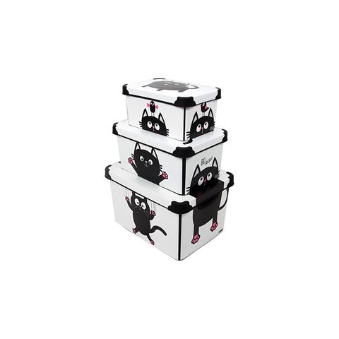 Qutu Style Box Meow- Set Dekoratif Saklama Kutusu