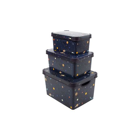 Qutu Style Box Planet- Set Dekoratif Saklama Kutusu