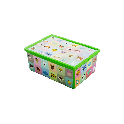 Qutu Trend Box Looking Learning - 10 Litre oyuncak saklama kutusu